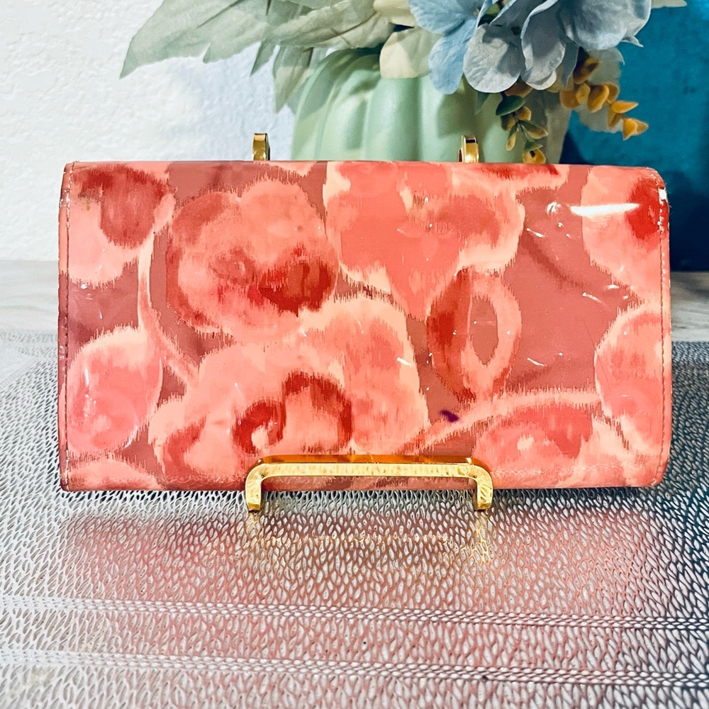 Louis vuitton Pink Floral ikat clutch wallet - Picture 4 of 14